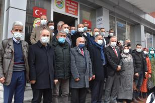 Bozkurt ekibiyle tebrik ziyaretinde bulundu