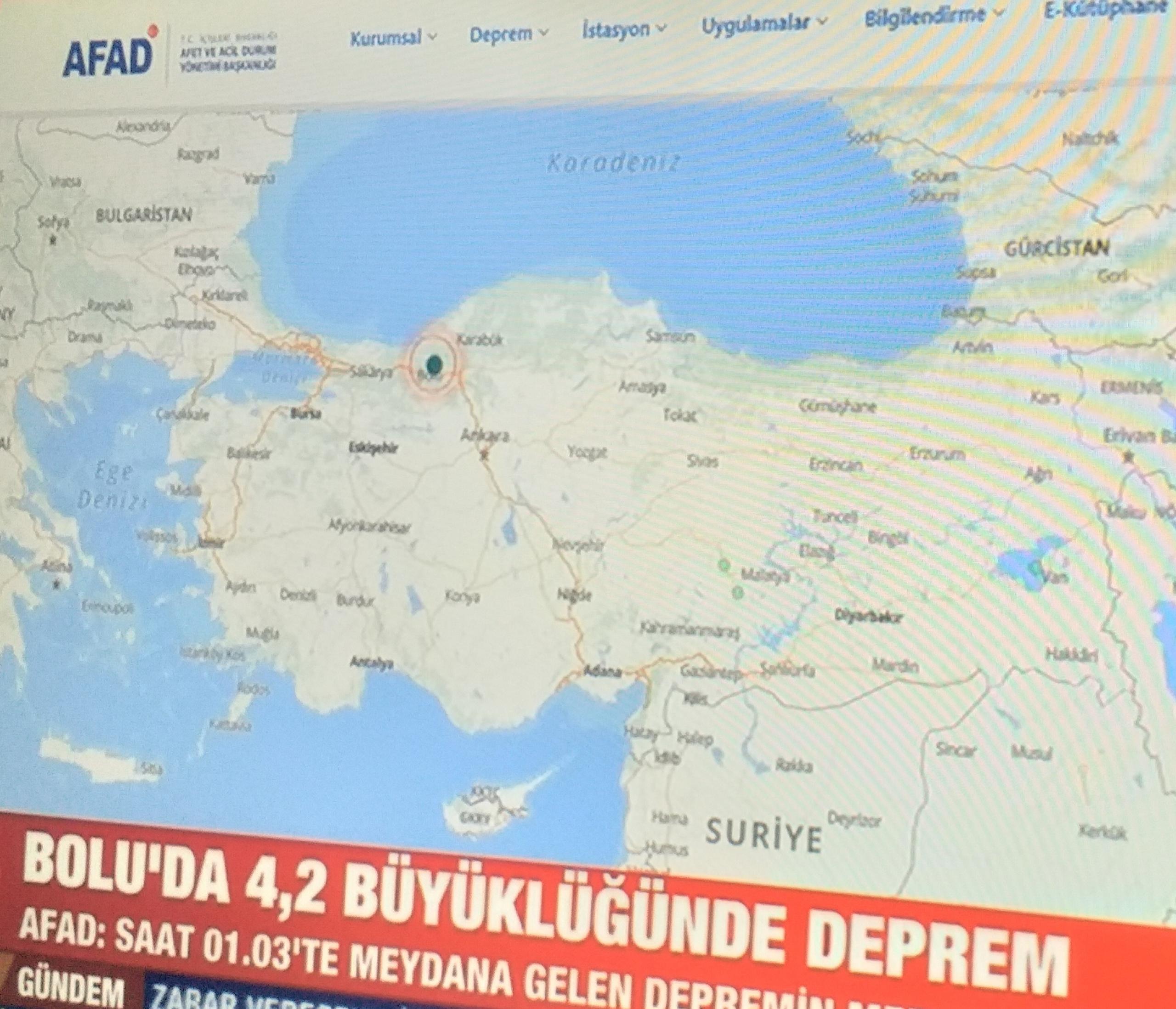 Ereğli’de Deprem Hissedildi!