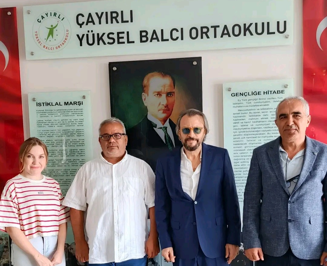 “Çayırlı’da Eğitime Öncülük: Yüksel Balcı, yaptırdığı Ortaokulunu Ziyaret Etti”