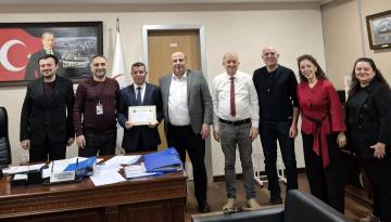 Karadeniz Ereğli Devlet Hastanesi Disiplin Birimi Personeline Ödül