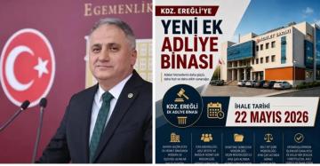 VEKİL BOZKURT’TAN EREĞLİ’YE ADLİYE MÜJDESİ