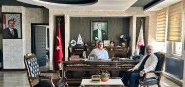 Başkan Yılmaz’dan Kaymakam Yılmaz’a Nezaket Ziyareti