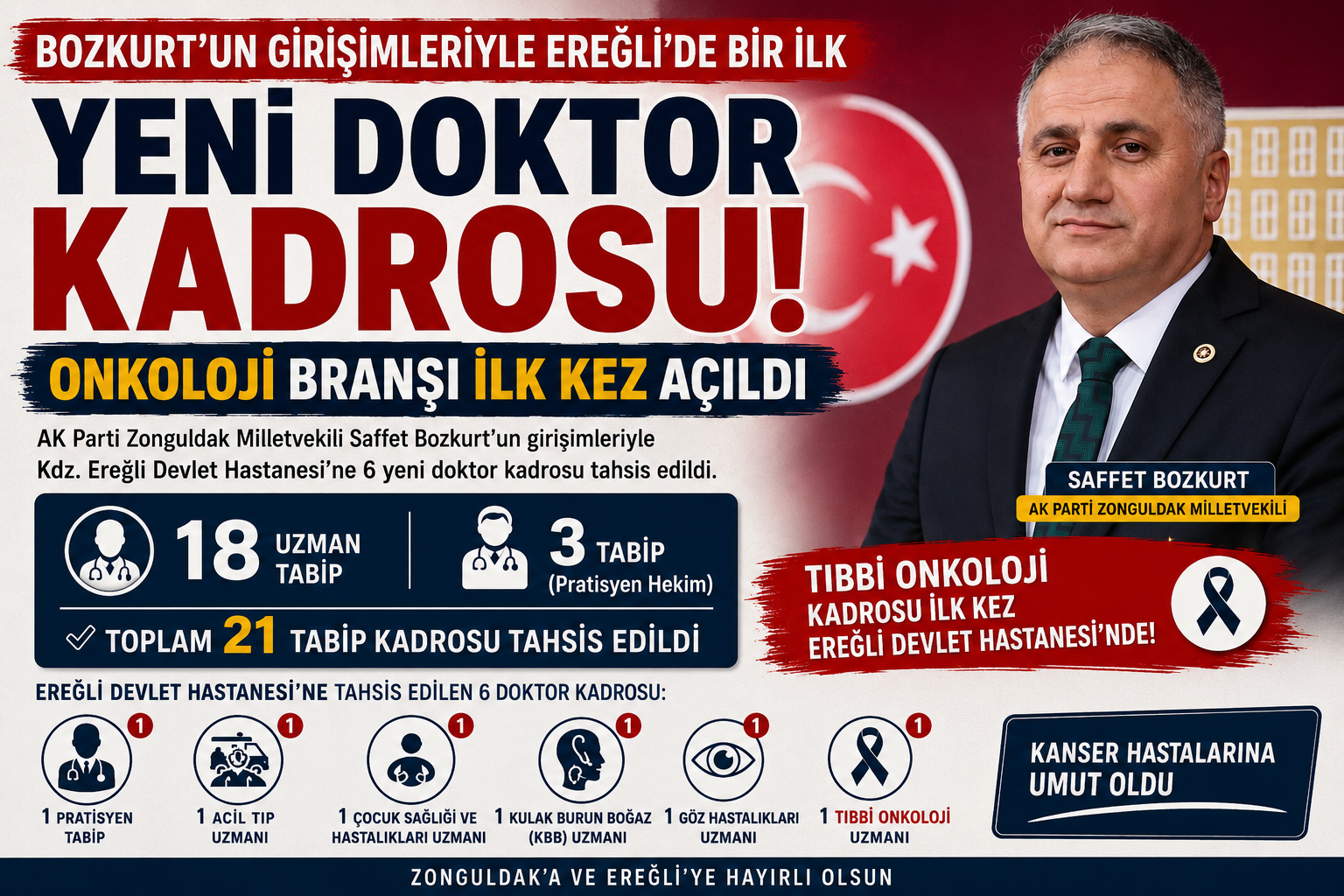 Bozkurt’un Girişimleri Sonuç Verdi: Ereğli’de Bir İlk Yaşandı