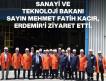 Erdemir’de Kritik Ziyaret: Bakan Kacır Üretim Sahalarını İnceledi