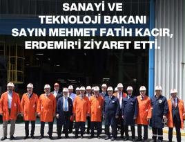 Erdemir’de Kritik Ziyaret: Bakan Kacır Üretim Sahalarını İnceledi