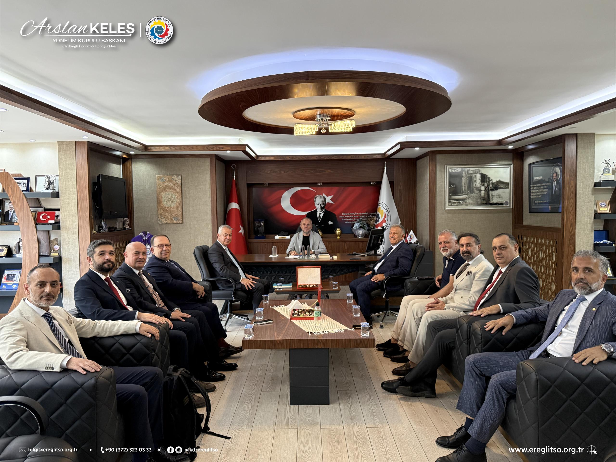 Deniz Ticaret Odası’ndan Kdz. Ereğli TSO’ya Önemli Ziyaret