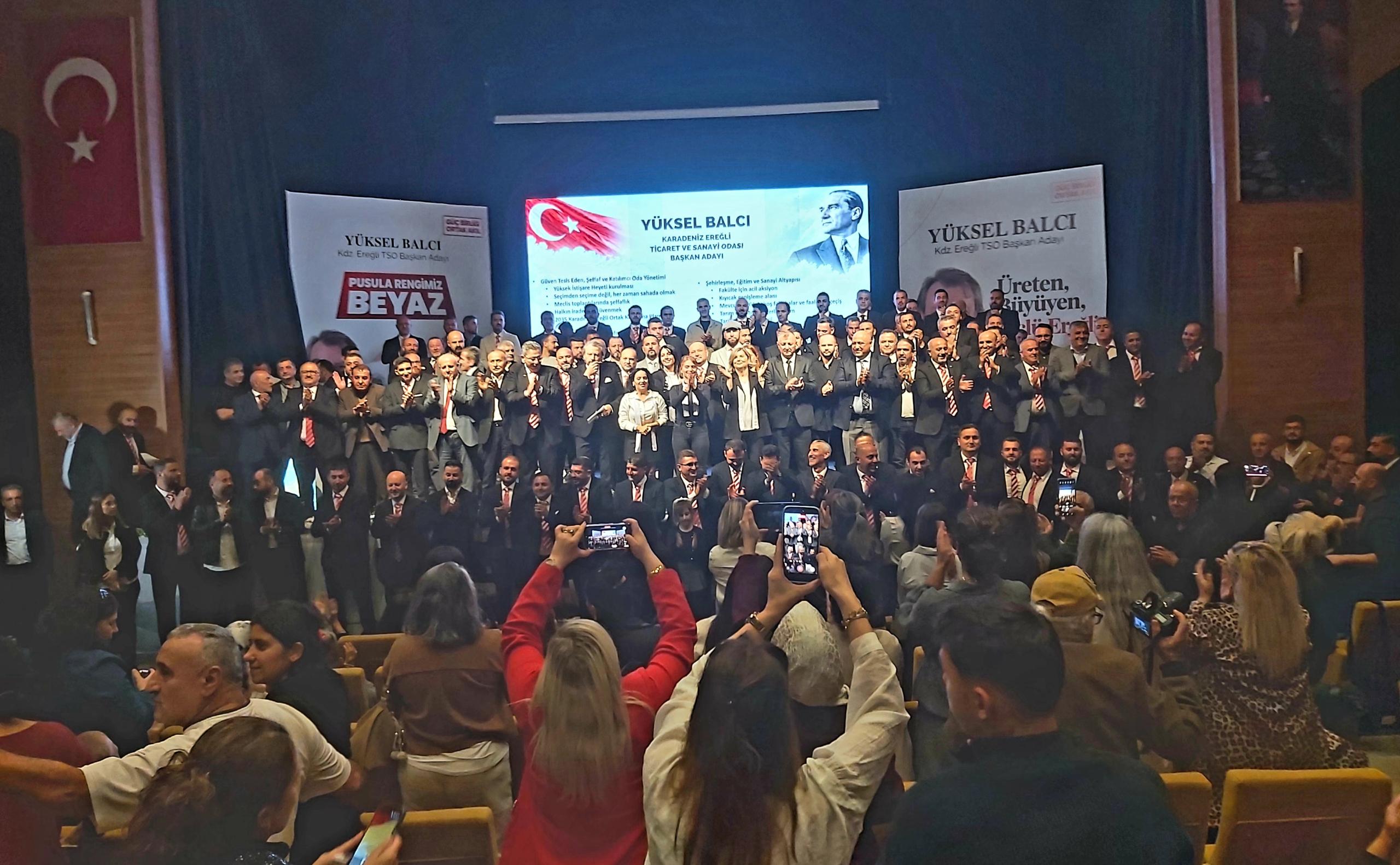 BALCI’NIN TANITIM TOPLANTISINA BÜYÜK İLGİ: SALON DOLDU TAŞTI