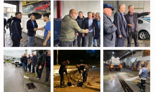 Ereğli’de Vekil Bozkurt ve TSO Başkanı Balcı, Sel Felaketinde Vatandaşları Dinlediler!